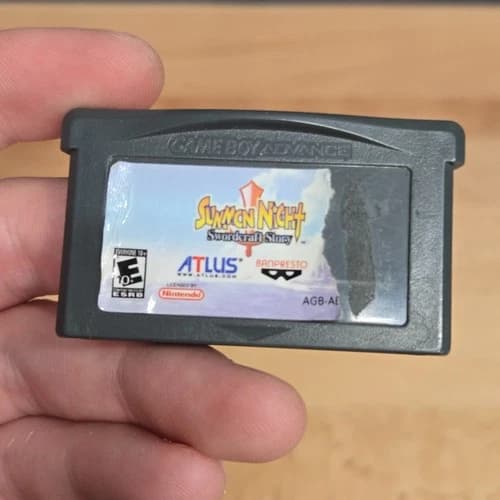 Summon Night 1: Swordcraft Story GBA Video Game Gameboy Advance 2003 Authentic