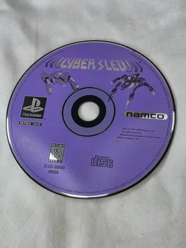 Cyber Sled PS1 (Sony PlayStation 1, 1994) Disc Only -- Tested