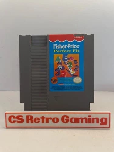 Fisher Price Perfect Fit (Nintendo NES) Cosmetic Flaw Authentic Cleaned Tested