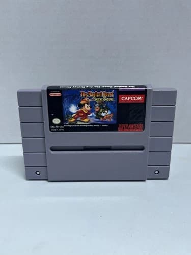 The Magical Quest Starring Mickey Mouse (Super Nintendo SNES Authentic) Tested