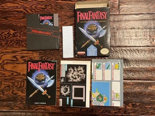 Final Fantasy NES Nintendo CIB NICE Authentic Complete with Both Maps -TESTED