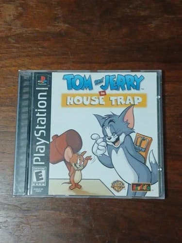 Tom and Jerry In House Trap PlayStation 1 PS1 Complete W/Reg Card Tested See