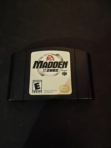Madden NFL 2002 (Nintendo 64 N64, 2002) Authentic Cartridge Only