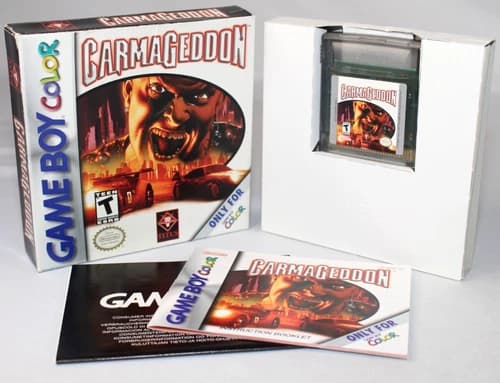 Carmageddon GBC Game Boy Color Complete CIB! Good Condition! Nice!