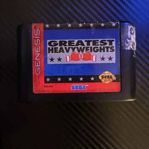 Sega Genesis Greatest Heavyweights Game (CARTRIDGE ONLY)