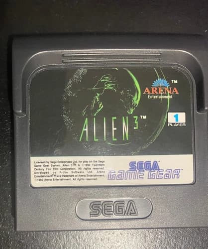 Alien 3 - Sega Game Gear - Arena Entertainment - Good Condition