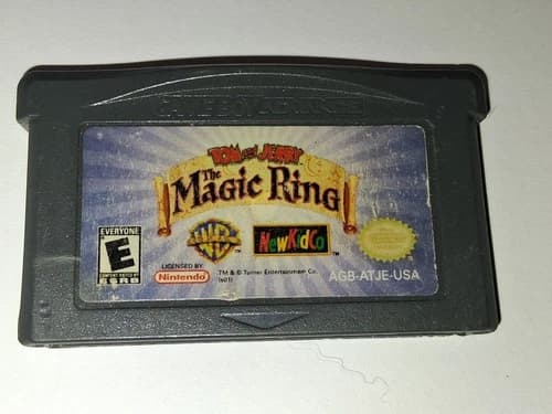 Tom & Jerry The Magic Ring Game Boy Advance Nintendo Game Cat & Mouse Adventure