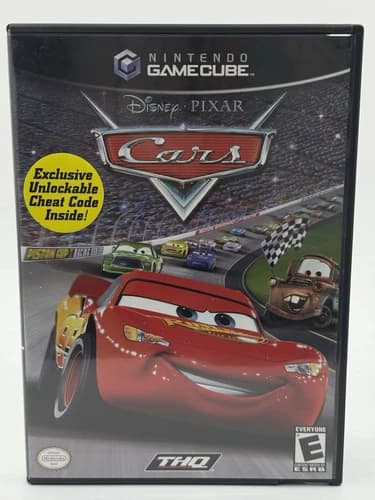 Disney Pixar Cars (Nintendo Gamecube, 2006) CIB Complete Game w/ Manual CLEAN