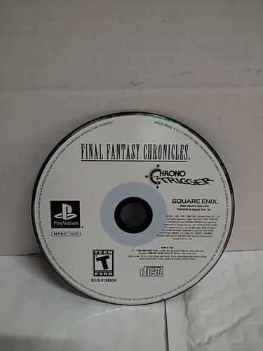 FINAL FANTASY CHRONICLES CHRONO TRIGGER PS1 SONY PLAYSTATION 1 GAME DISC 2001