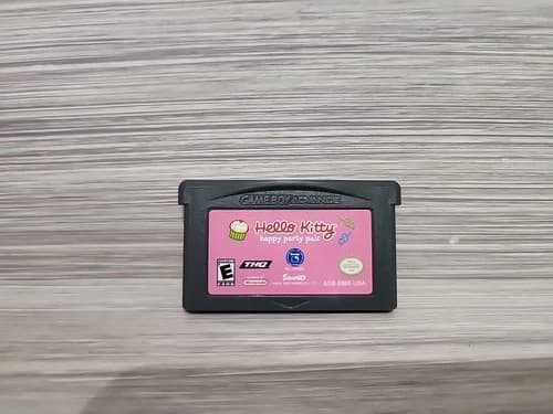 Hello Kitty: Happy Party Pals (Nintendo Game Boy Advance, 2005) Authentic