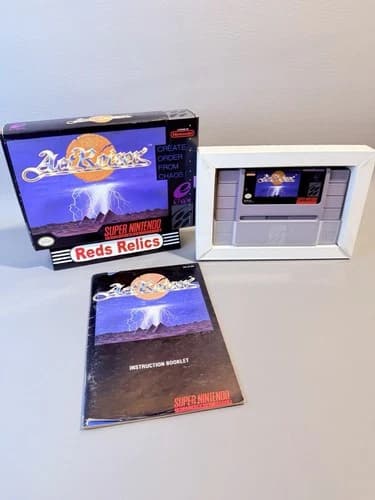 ActRaiser (Super Nintendo SNES, 1991) CIB - Authentic