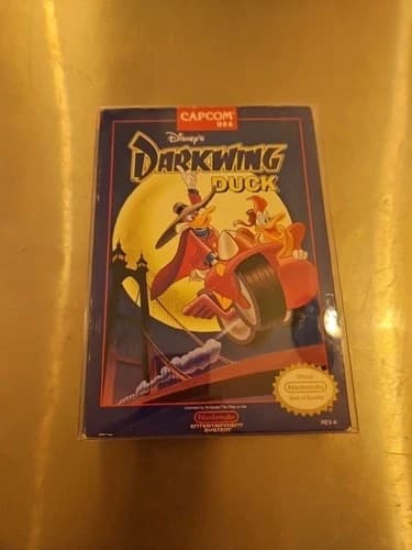 Disney's Darkwing Duck Nintendo Nes Capcom Complete In Box And In Plastic Cover