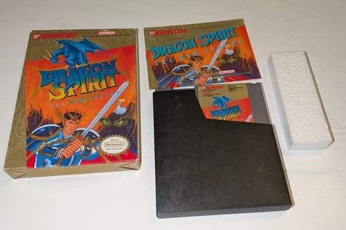 Nintendo NES Dragon Spirit The New Legend Bandai Tested