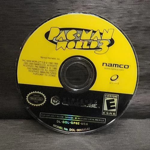 Pac-Man World 3 Nintendo GameCube Game Disc Only