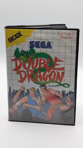 Double Dragon (Sega Master System, 1988) Complete With Manual