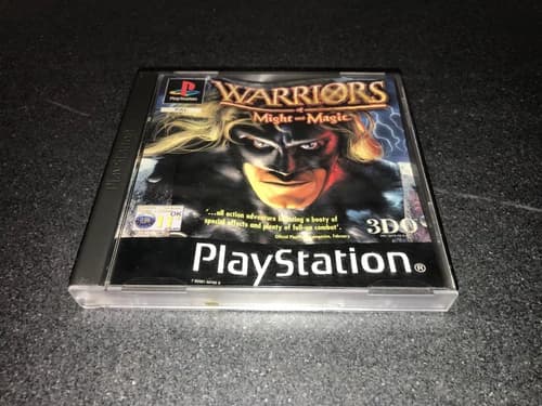 Warriors of might and magic ps1 playstation game - Please Read