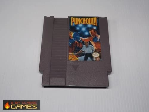 Punchout!! GAME ONLY - NINTENDO NES 720a