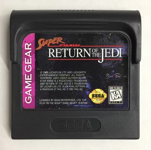 SUPER STAR WARS Return of the Jedi SEGA GAME GEAR Game Cartridge Only GAMEGEAR