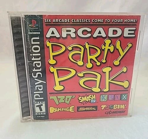 Arcade Party Pak (Sony PlayStation 1, 1999) Tested With Reg Card