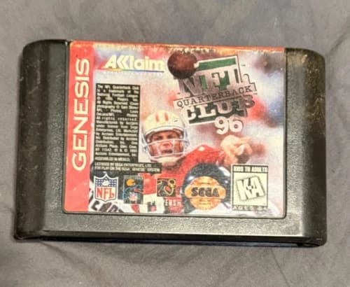 SEGA Genesis - NFL Quarterback Club ‘96 - Cartridge Only - Tested