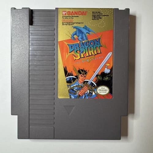 Nintendo NES: Dragon Spirit The New Legend Cartridge - Tested & WORKS