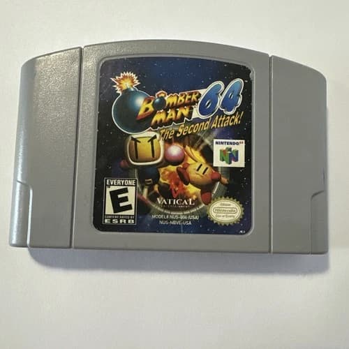 (Tested) Bomberman 64: The Second Attack! Nintendo 64 (N64)