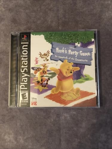 PS-1 Pooh's Party Game In Search of the Treasure Sony PlayStation 1 Complete
