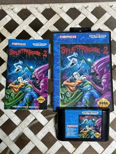 Splatterhouse 2 (Sega Genesis, 1992) Complete CIB Collectible