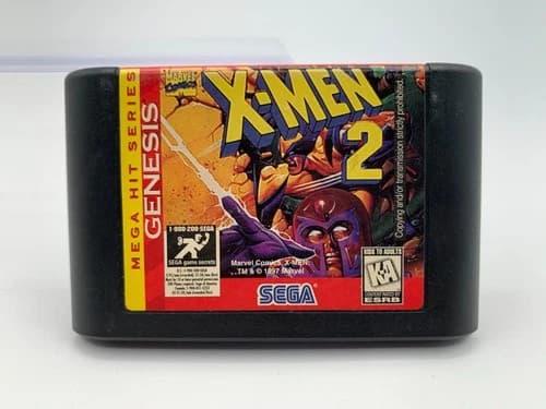 X-MEN 2 CLONE WARS Sega Genesis Authentic ~Cleaned & Tested~ GEN0006