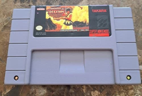 Samurai Shodown SNES Super Nintendo Authentic Working Free Fast Shipping