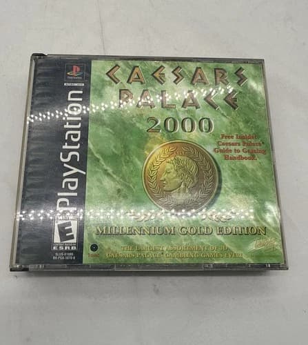 Caesars Palace 2000: Millennium Gold (Sony PlayStation 1, 2000) PS1 Complete
