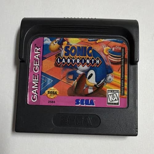 SEGA Sonic Labyrinth Sega Game Gear KA Sonic the Hedgehog Series Cartridge USA