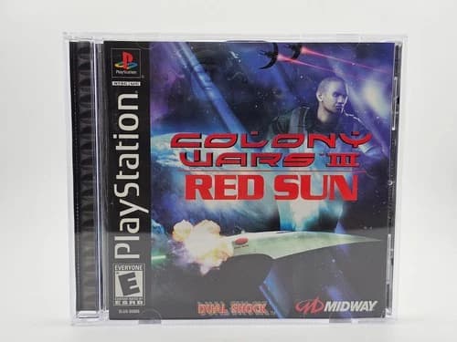 Sony Playstation 1 PS1 Colony Wars Red Sun CIB Cleaned & Tested