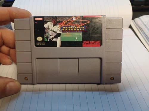 Ken Griffey Jr. Major League Baseball (Super Nintendo SNES) Authentic - Tested!
