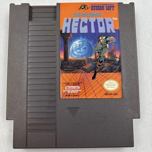 Nintendo NES Starship Hector (Cleaned, Tested & Working) Cart Only