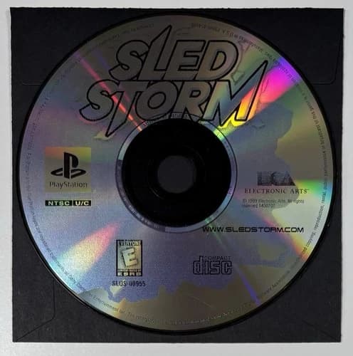 Sled Storm (Sony PlayStation 1 PS1, 1999) DISC ONLY - TESTED WORKS
