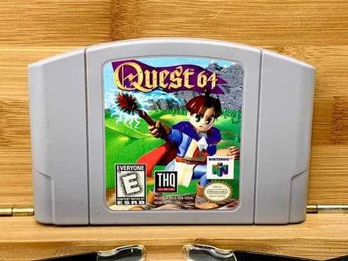 1998 Nintendo 64 N64 Game - Quest 64