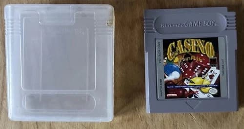 Casino FunPak (Nintendo Gameboy, 1993) Authentic Tested Cleaned Roulette Poker