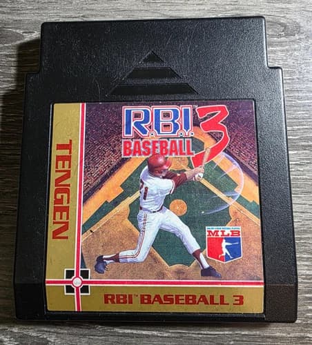 R.B.I. Baseball 3 RBI (Nintendo, 1991) NES Cart Only Authentic TESTED