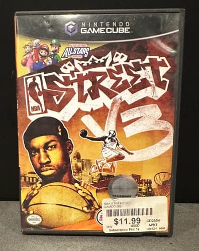 NBA Street V3 (2005) Ft. Nintendo Allstars (Gamecube) - Complete in Box CIB