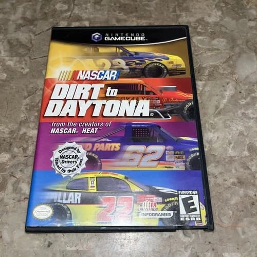 NASCAR Dirt to Daytona Nintendo GameCube 2002 Black Label