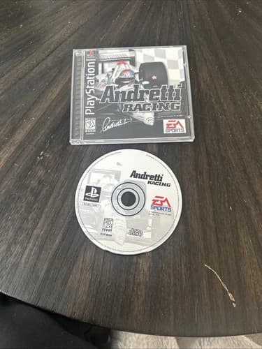 PlayStation 1 PS1 Game Andretti Racing CIB Complete In Box