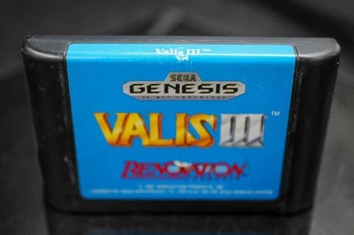 Valis III - Sega Genesis - Authentic Cartridge only - Cleaned & Tested