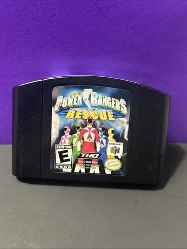 Saban's Power Rangers: Lightspeed Rescue (Nintendo 64, N64) Tested Cartridge