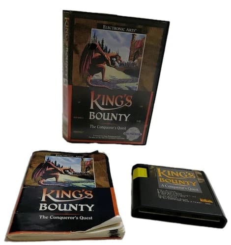 King's Bounty: The Conqueror's Quest Game Sega Genesis Fantasy Adventure TESTED