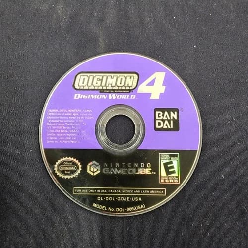 Digimon World 4 (Nintendo GameCube, 2005) DISC ONLY Not Tested.