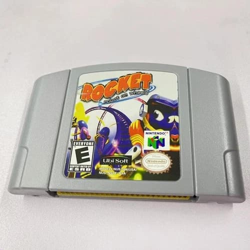 Rocket: Robot on Wheels - Nintendo 64 (N64) Retro gaming Fully functional