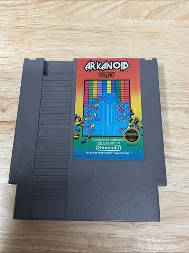 Arkanoid NES Nintendo Entertainment System Authentic Game Cartridge Tested