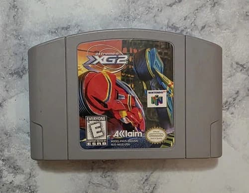 XG2 Extreme-G 2 (Nintendo 64, N64, 1998) Authentic & Tested Cartridge