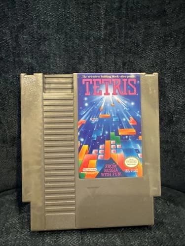Tetris NES Cartridge - Nintendo Classic Puzzle Game! From Russia With Fun 🎮